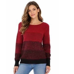 CHAPS Women's 80% Cotton Knit Sweater Size L